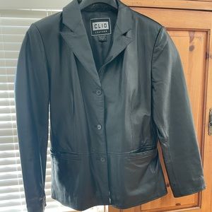 Vintage CLIO Leather Jacket